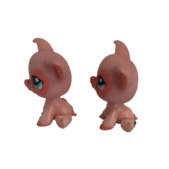 Littlest Pet Shop LPS Pig #622 Polka Dot Ears Clover Eyes #885 #87 #876 #266 - Picture 3 of 16